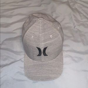 Grey Hurley Flexfit Hat
